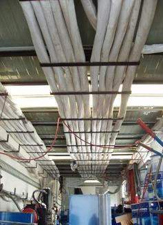 zwei komplette Schlauchpakete f�r zwei Schaumanlagen